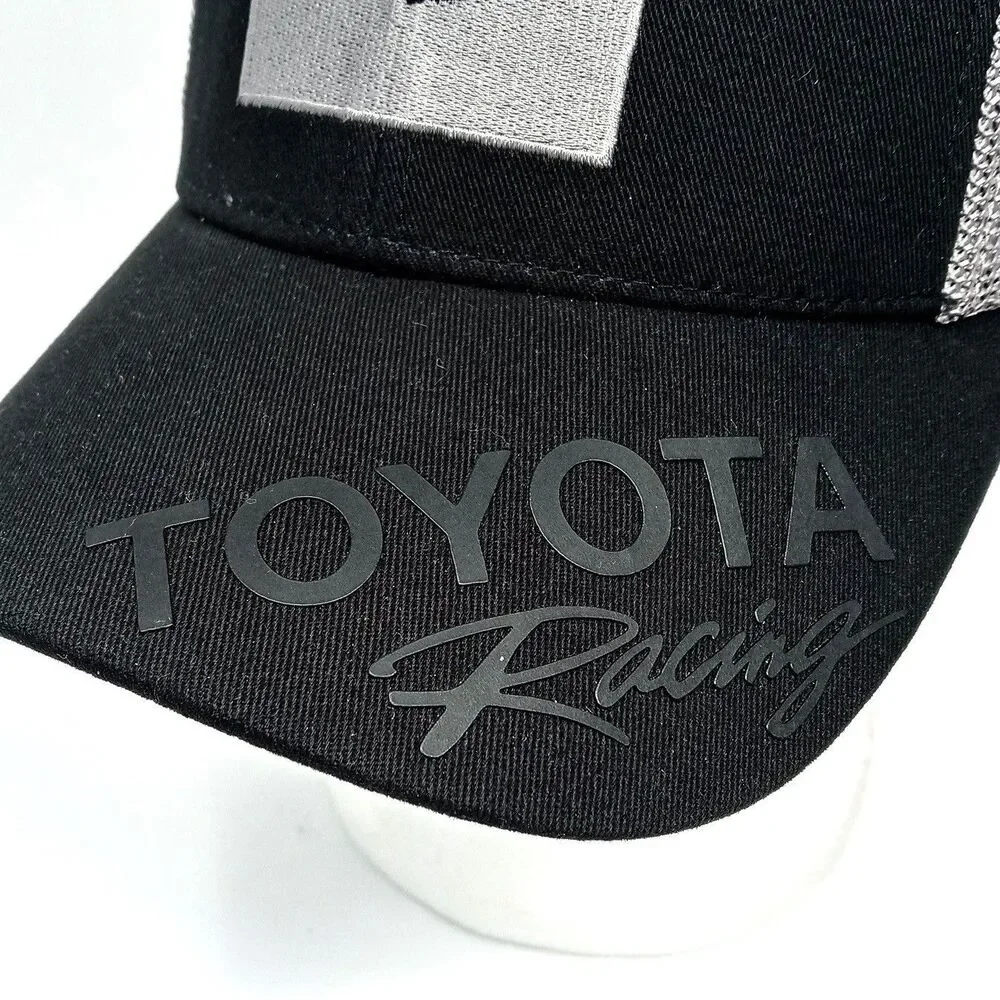 NEW Toyota Racing TRD Logo Black/Grey Mesh Trucker Adjustable Hat Cap